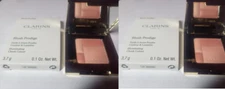 2-PACK Clarins Blush Prodige Illuminating Cheek Color #02 Soft Peach NIB 0.1 oz