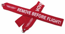 ASA Remove Before Flight Banner - High Visibility Red Streamer - ASA-RBF