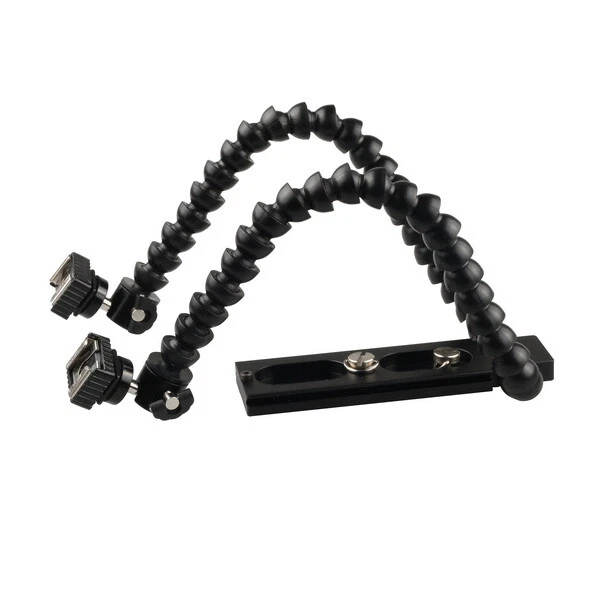 Dual-arm Dual-shoe Flexible Flash Bracket for MACRO SHOT for CANON Camera - Image 3 of 4