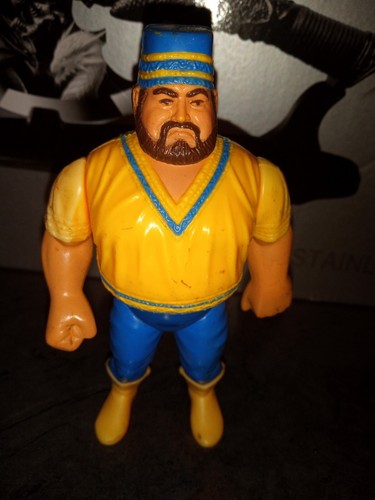 Vintage 1990 WWF Hasbro Series 1 Akeem (One Man Ga...