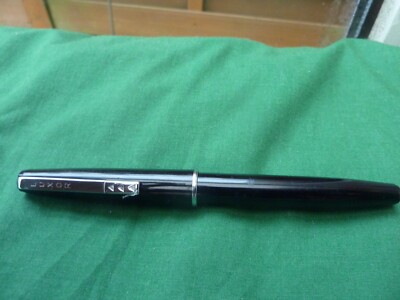 VINTAGE LUXOR FÜLLFEDERHALTER SCHWARZ - 18 KT VERGOLDET NEU IN OVP
