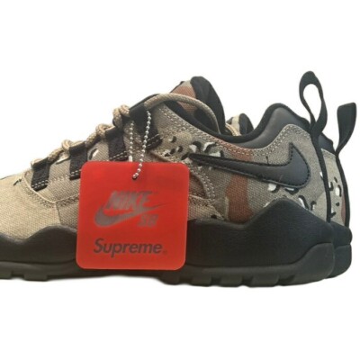 Supreme × Nike SB Darwin Low Desert Camo FQ3000-200 Men's US4-14