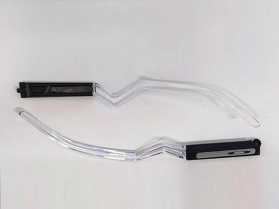 Oakley 9242 9280 HSTN/BXTR - Aste di Ricambio - Nero Opaco/Trasparente 139 mm