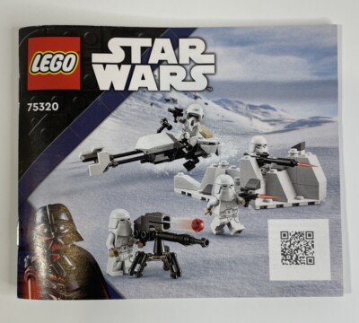 Lego Star Wars 75320 Hoth Snowtrooper Battle Pack MANUAL ONLY