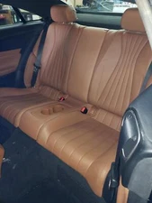 18 19 20 21 22 MERCEDES E400 Coupe Rear Leather Seat Assembly; Brown 204A