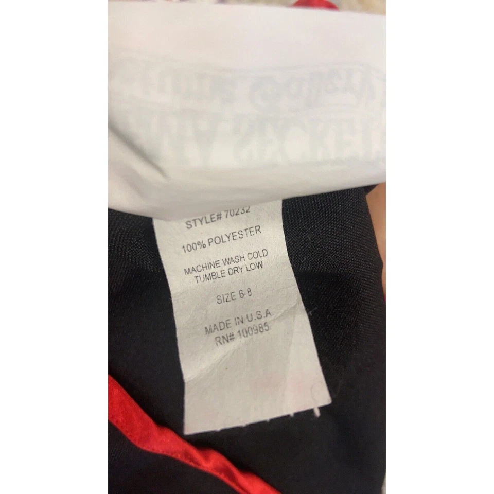 Naughty Ninja Womens S Halloween Sexy Costume Two Piece Black Red - Image 4 of 4