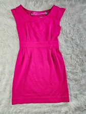 Marc by Marc Jacobs Women's Hot Pink Back Bow Sleeveless Midi Dress Size XS