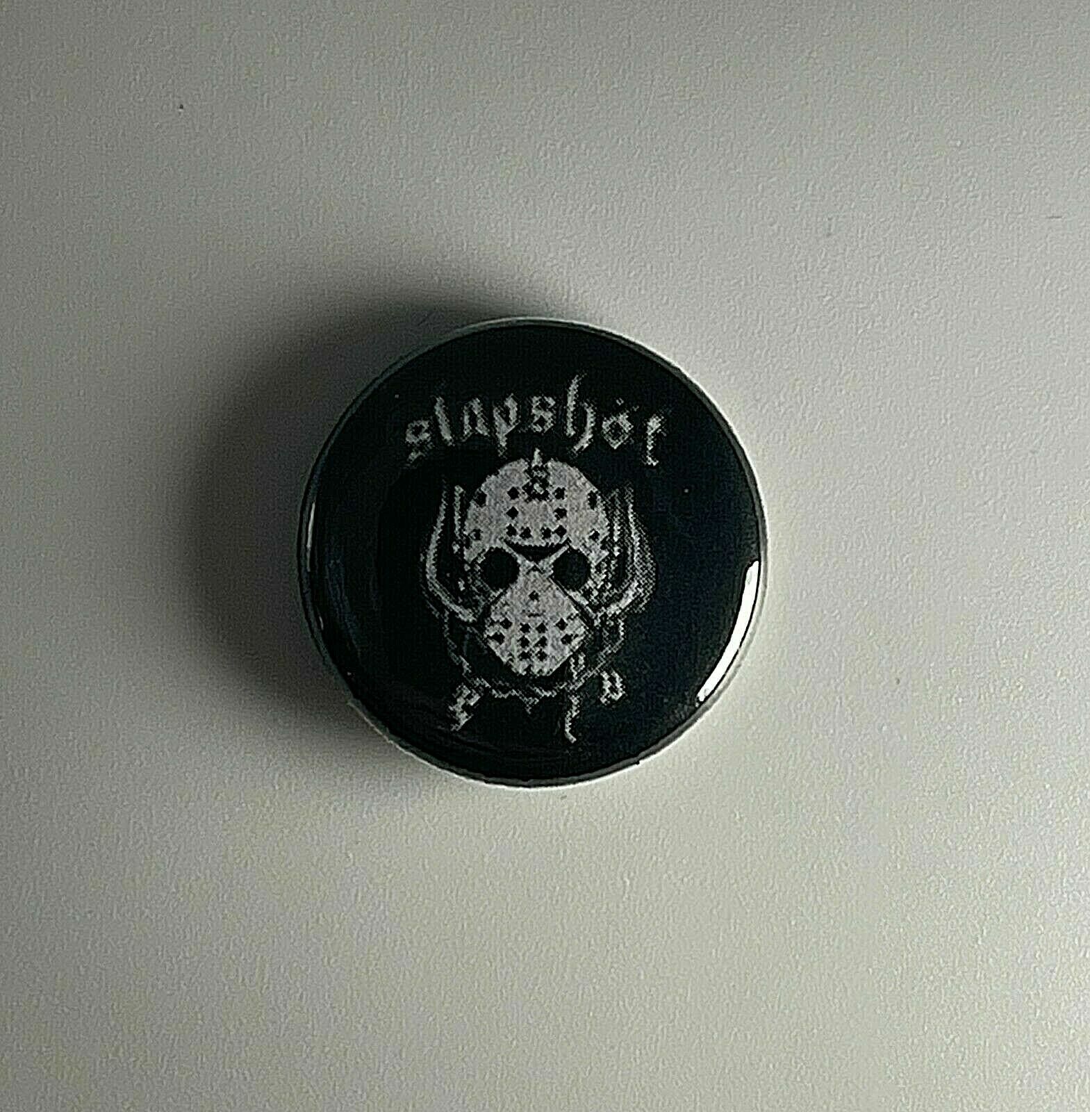 Slapshot Straight Edge 1" Button S003B Badge Pin eBay