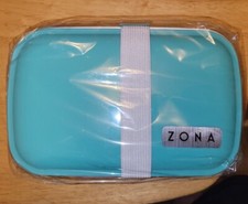 ZONA Three-Compartment Bento Box Meal Preparation Lunch Container Packing Aqua