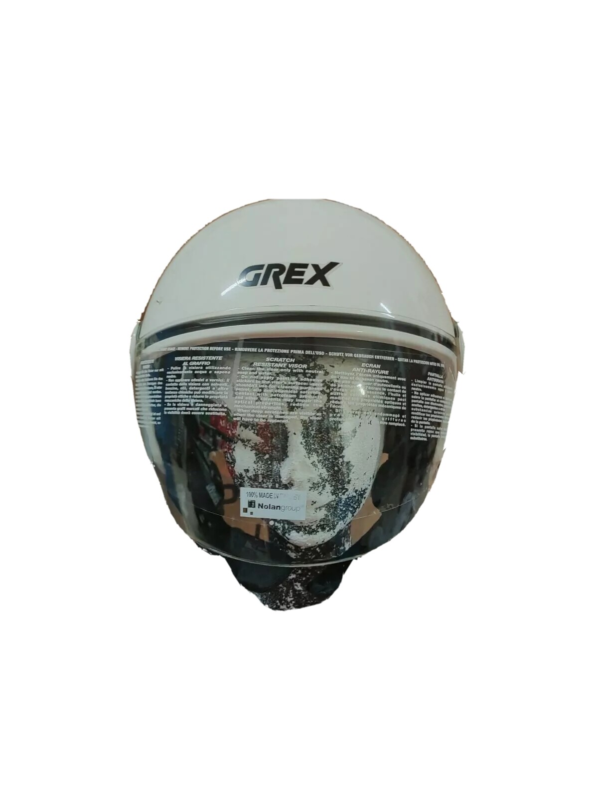 CASCO ROOF JET NERO OPACO TAGLIA XL