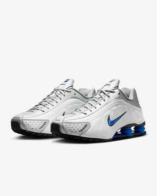 【超レア 】★ナイキ★SHOX R4 WHITE ☆男女共用☆ 早い者勝ち!! New Nike Shox R4 Shoes - White/ Racer Blue (HQ1988-100) | eBay