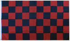3x5 Red  Black Checkered Racing 3'x5' 100D Woven Poly Nylon Flag Banner