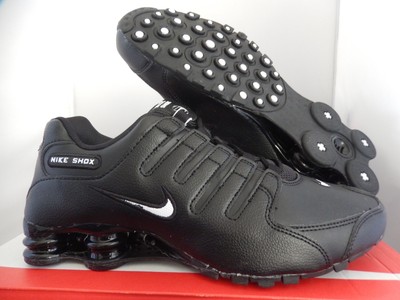 nike shox nz eu black white