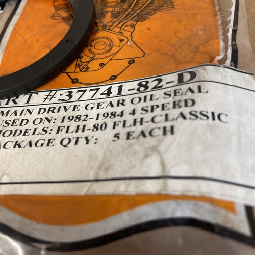 Harley-Davidson / James Gasket Transmission Mainshaft Seal, 37741-82-D - Picture 2 of 5
