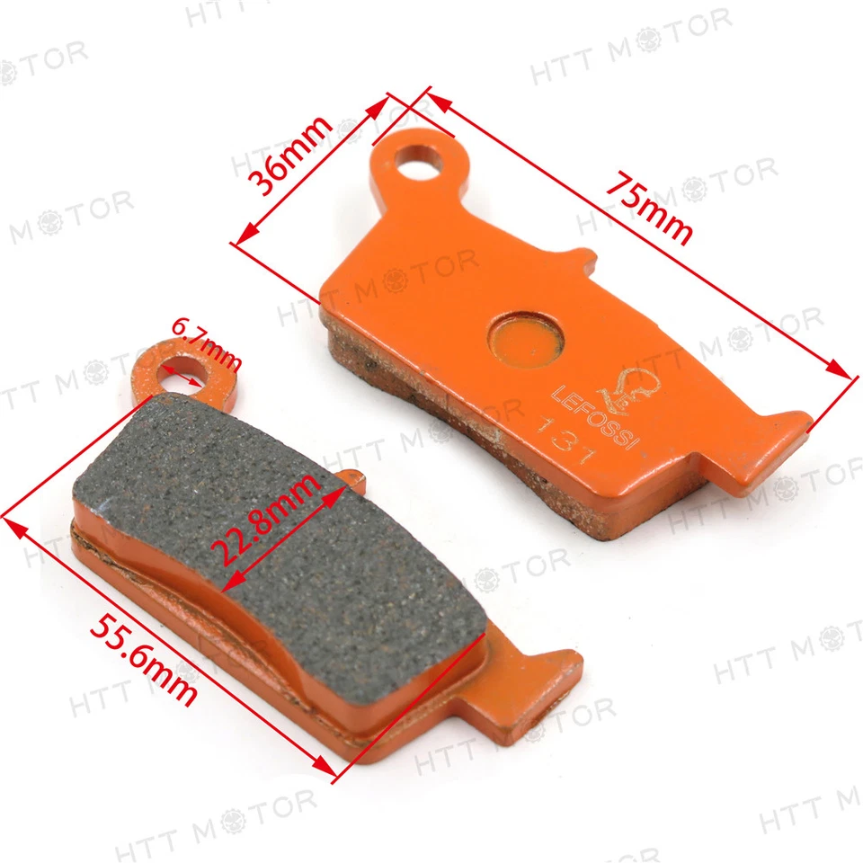 Pastillas de freno FA131 para Honda XR400R Kawasaki KLX300R Suzuki DRZ400 Yamaha YZ250 Foto 3 de 4