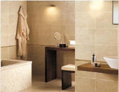 JERUSALEM GESCHLIFFEN CREME KALKSTEIN 457x457x15 mm BODEN WAND & FLIESEN 89,99 £ PRO QM