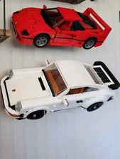 TILTED Wall Mount LEGO® Porsche 911 (10295) Display Mount Bracket - Universal