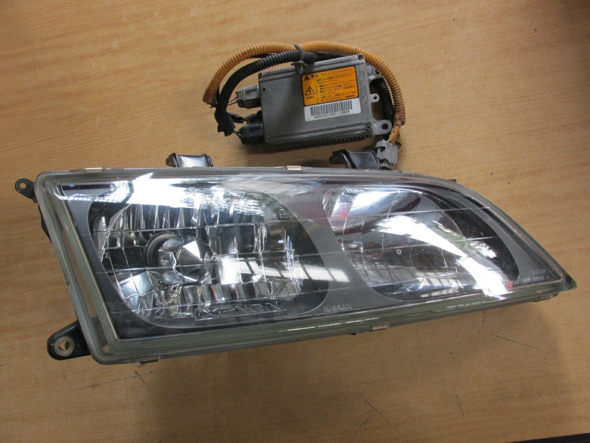 JDM Nissan Primera P11 G20 Crystal BLACK HID Xenon Headlight