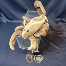 Rare Original/Retired Ty Beanie Baby Stinger with Tag Date Errors W case
