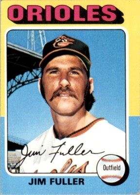 #ad 1975 Topps #594 Jim Fuller Baltimore Orioles VG EX $2.12