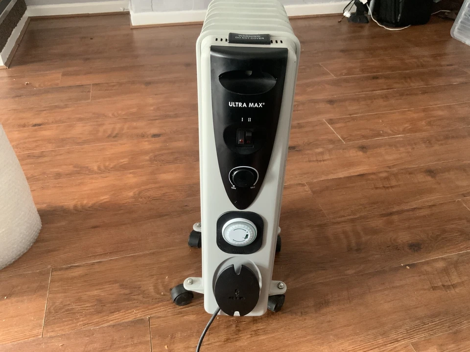 Ultramax HTRUMXOR029 2000W Oil Filled Heater - White - Image 4 of 4