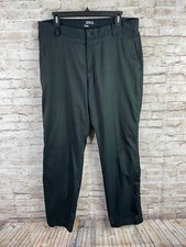 Nike Golf Tour Performance Pants Men's 34x32 Flat Front Black Pants