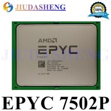 AMD EPYC 7502P 32 cores 64 threads 2.5GHZ up to 3.35GHZ 180w cpu processor