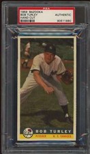1959 Bazooka #22 Bob Turley PSA 0 Auth New York Yankees (1880)