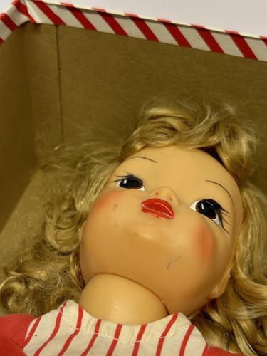 Vintage Terri Lee Doll 16" Blonde Hair Red White Stripe Outfit 1954 Collectible - Picture 6 of 12
