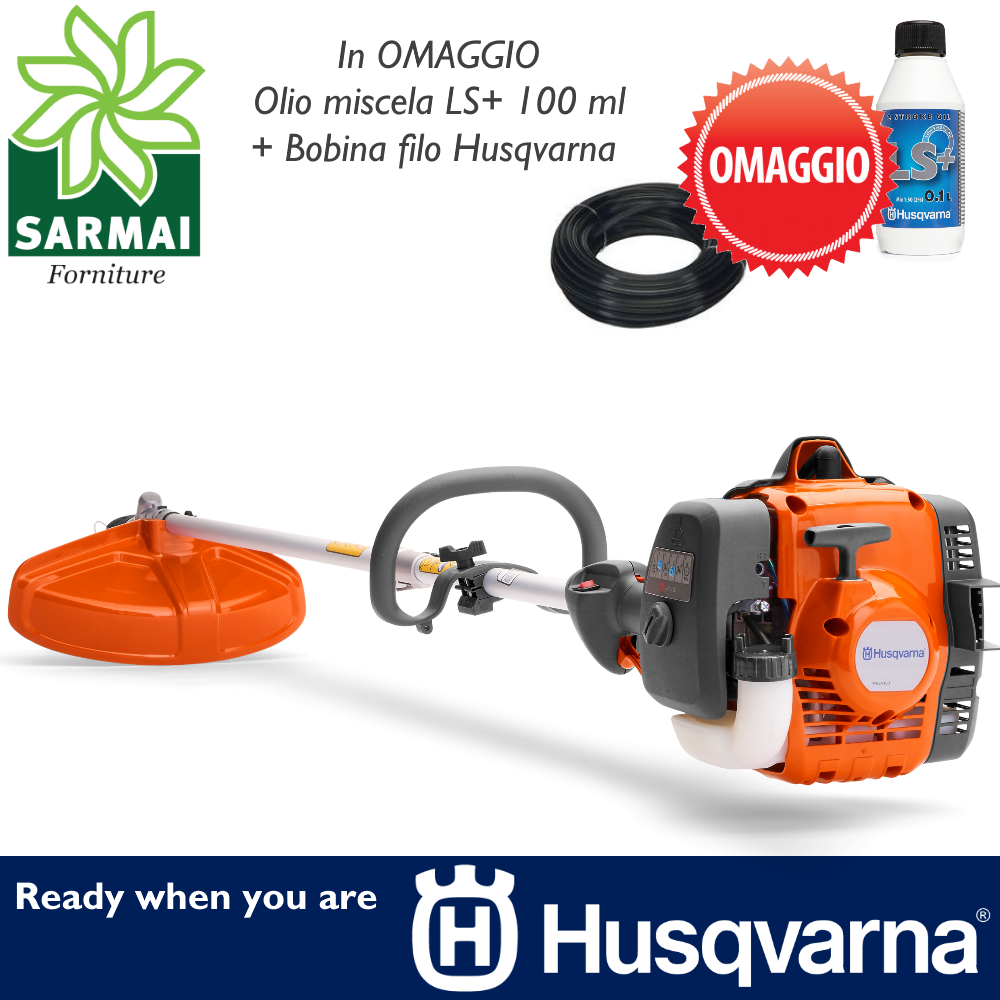 HUSQVARNA COMBI 129LK DECESPUGLIATORE MULTIFUNZIONE 27,6 cc PROFESSIONALE