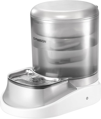 Cat Dog Water Fountain W/BRITA Filter, Wireless Battery Op Motion Activated - 第 1/13 張圖片