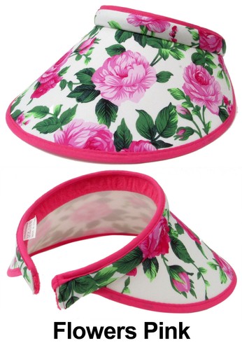 Mujeres Dama Moda Grande con Clip Visera Ala Ancha Sol Protección UV Gorra Cubierta Sombrero - Imagen 29 de 102