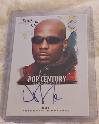 DMX Earl Simmons 2012 Leaf Pop Century Authentic Autograph Auto