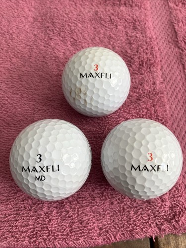 15 Used Maxfli 1,2,3,4 & Hogan 1 Golf Balls Tungsten Surlyn Dunlop Manitowoc - Picture 10 of 24