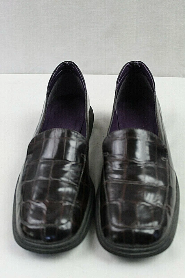 ZAPATOS SIN CORDONES INFORMALES/DE VESTIR CON AEROSOLES PARA HOMBRE TALLA 9 B PARTE SUPERIOR DE CUERO MARRÓN ROJIZO Foto 4 de 4