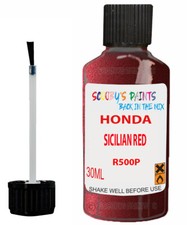 Paint Touch Up For Honda Accord Saloon 4 Door Sicilian Red Code R500P Car Repair