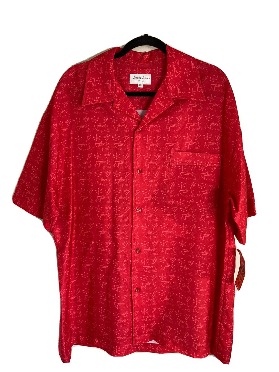 Chochie Casuals Shirt Red Mens Lady Luck Size XL NWT Bowling | eBay