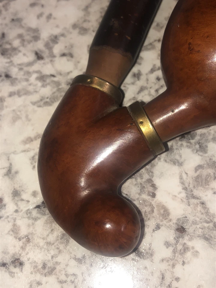 1958 Brussels Word’s Fair Expo 58 Exposición PIPA DE MADERA De colección Bélgica Antigua Foto 3 de 4