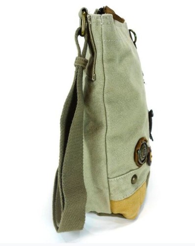 Chala Purse Handbag Canvas Crossbody with Key Chain Tote Bag Early Bird - Picture 5 of 6