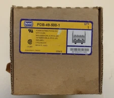 ILSCO P/N: PDB-49-500-1 POWER DISTRIBUTION BLOCK WITH COVER 1520A 1POLE 600V