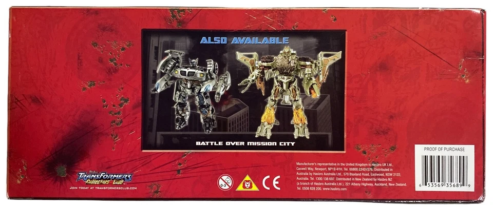 Transformers Película Pantalla Batallas Freeway Brawl Optimus Prime Vs Bonecrusher NUEVO Foto 4 de 4