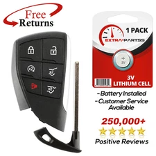 Remote Keyless Entry Smart Fob Replacement For GMC Chevrolet 6b (HUFGM2718)