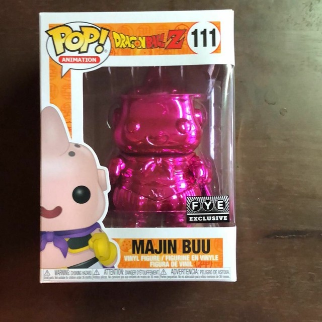 Authentic Majin Buu (Pink Chrome) Funko Pop FYE Exclusive