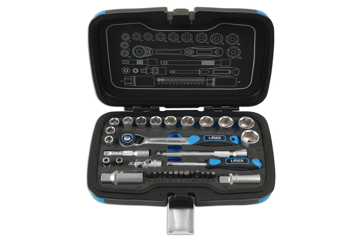 Laser Tools Set Bussole 1cmD, 0.6cmD 34pc 6918