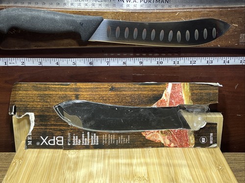Mercer Culinary BPX 8" Granton Edge American Butcher Knife w/Nylon Handle - Picture 3 of 3