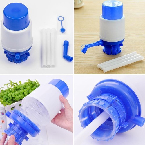 5 & 6 Gallon Hand Pump for Water Bottle Jug Manual Drinking Tap Spigot Camping - Picture 6 of 12
