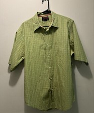 Cremieux Registered 1971 Trademark SHIRT VINTAGE Large Green/Orange Plaid