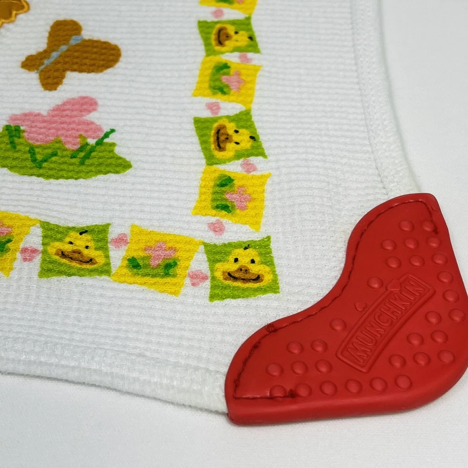 Манчкин тепловой одеяло милый зубочистка белый вафли плетение желтый утка 13» цветок - Изображение 4 из 4