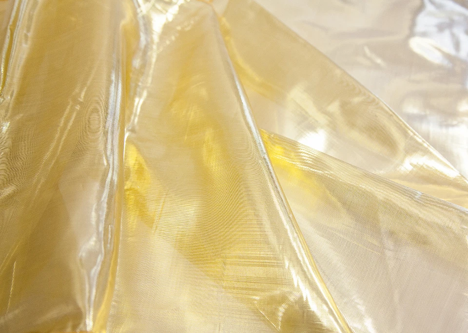 Noël Métallique Tissu Doré / Argent 1.5M Largeur Noël Drapage Décor Artisanat - Photo 2/2