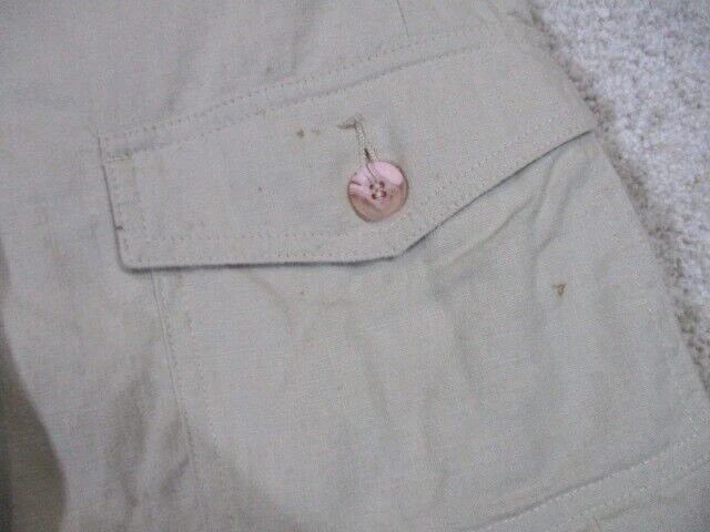 Vintage Newport News Blazer Jacket Womens 6 Beige Long Sleeve - Image 4 of 4